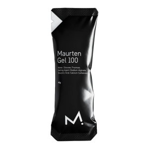 Sobre de Maurten Gel 100 — 25g de carbohidratos en hidrogel