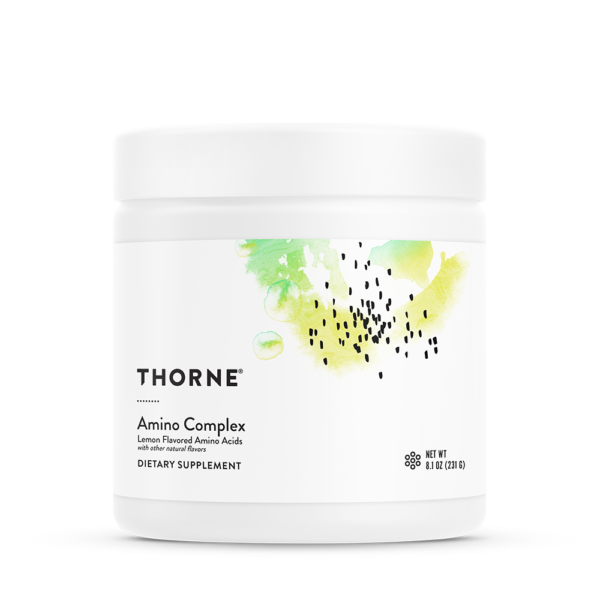 Envase de Thorne Amino Complex Limón