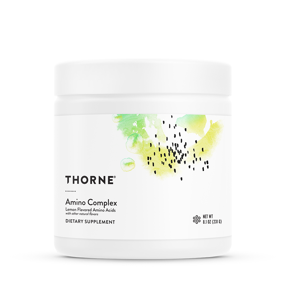 Envase de Thorne Amino Complex Limón