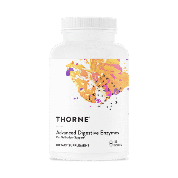 Frasco de Thorne Advanced Digestive Enzymes, 180 cápsulas